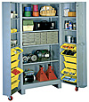 All-Welded Deep Door Bin Cabinet (4-shelf/12-bin)