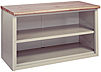 Cabinet Workbench w/ hardwood top & shelf - 72"w