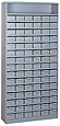 90-Drawer Bin Unit w/ steel shelf boxes