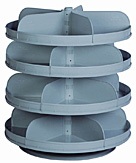 4-Shelf Revolving Bin System