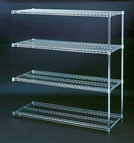 Chrome Wire Shelving -60"w x 24"d x 74"h -Add On