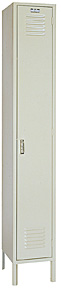 Single Tier Locker - 12"w x 18"d x 60"h - 1 Wide