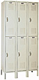 Double Tier Locker - 15"w x 15"d x 36"h - 3 Wide