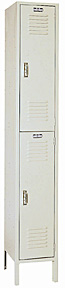 Double Tier Locker - 12"w x 12"d x 36"h - 1 Wide