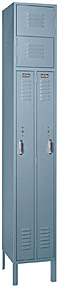 Two Person Locker - 15"w x 18"d x 72"h - 1 Wide