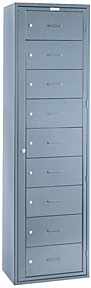 9-Comp't Uniform/Linen Locker - 24"w x 15"d x 84"h