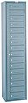 16-Comp't Uniform/Linen Locker - 18"w x 15"d x 78"