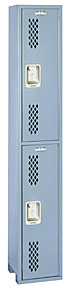 Double Tier Locker HD- 12"w x 18"d x 36"h - 1 Wide