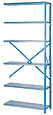 Open Galvanized Shelf Unit - 36x18x84 - Add On
