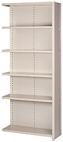 Closed Shelving Unit - 36"w x 12"d x 84"h - Add On