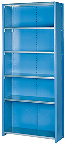 Closed Galvanized Shelf Unit - 36x12x84 - Starter