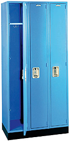 Single Tier Locker - 12"w x 18"d x 72"h - 3 Wide