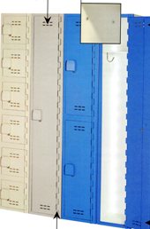 Solid Plastic (HDPE) Lockers & Accessories