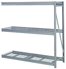 72" Wide Medium Duty Rack - 3 level - Add On Unit